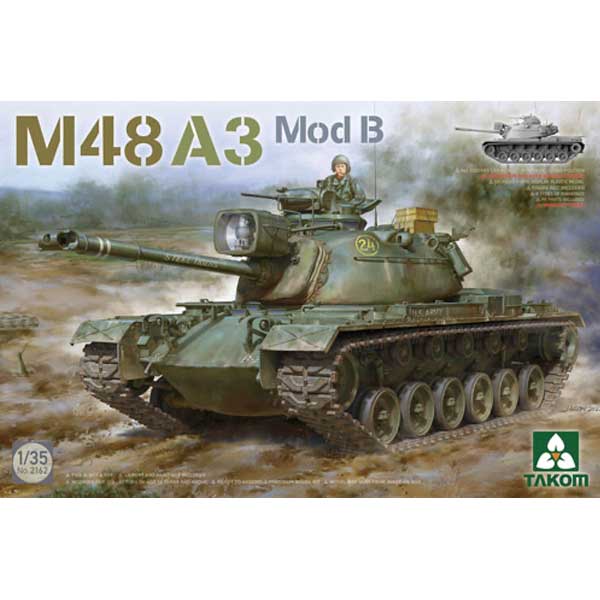 1/35 US M48A3 Mod B Patton Main Battle Tank Takom 02162