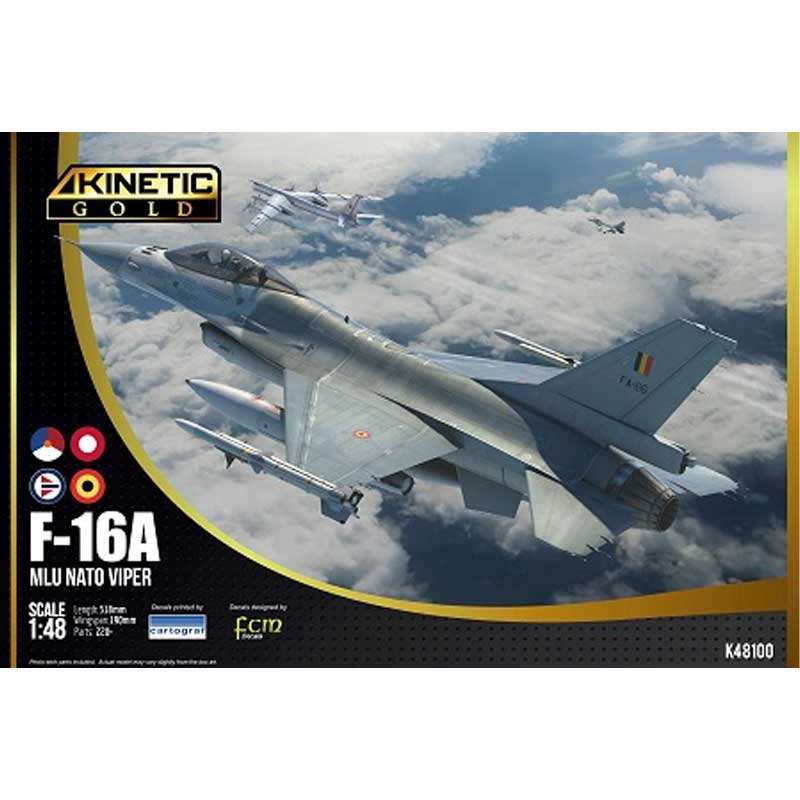 1/48 Genera-Dynamics F-16A MLU NATO Viper K48100 Kinetic