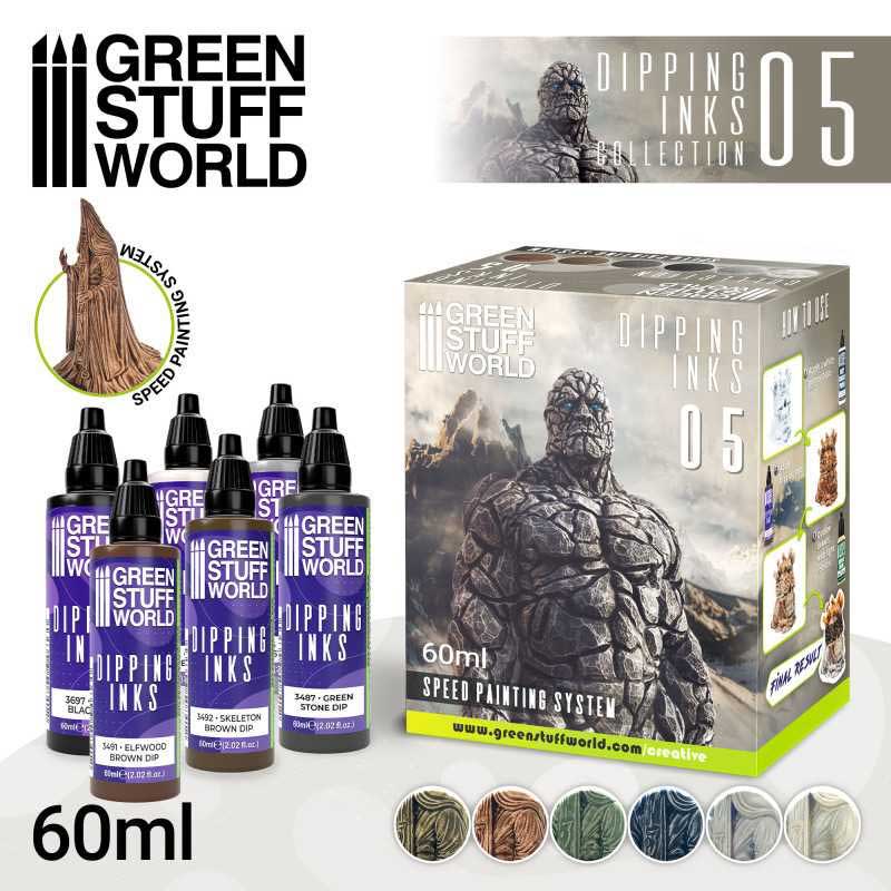 Green Stuff World - Dipping Collection Paint Set 5