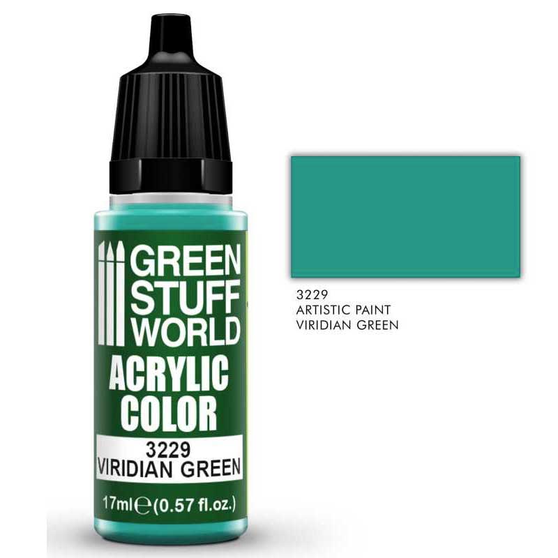 Green Stuff World - Acrylic Color Viridian Green (17ml)