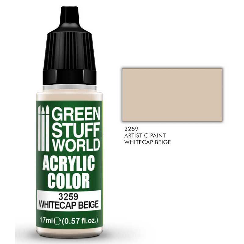 Green Stuff World - Acrylic Color Whitecap Beige (17ml)