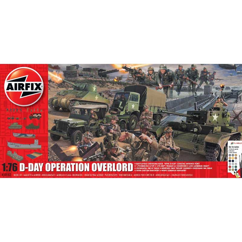 Airfix D-Day Operation Overlord Gift Set (1/76) A50162A Airfix D-Day Operation Overlord Gift Set (1/76) A50162A