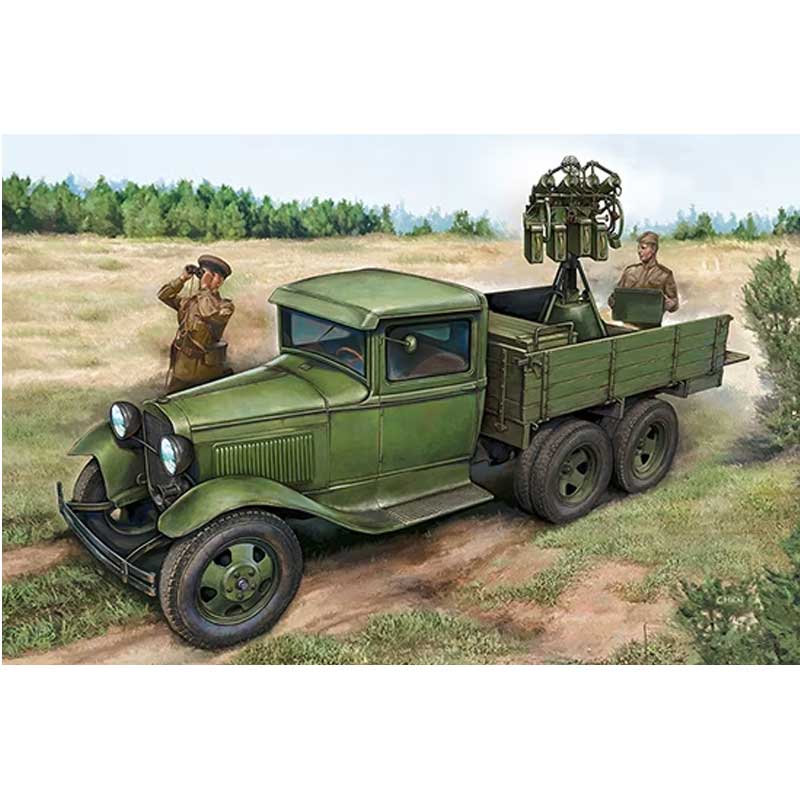 1/35 Gaz-AAA w/ Quad Maxim AA Gun Hobbyboss 84571