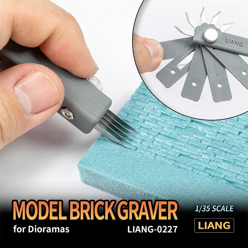 1/35 Model Brick Graver for Dioramas 0227 Liang