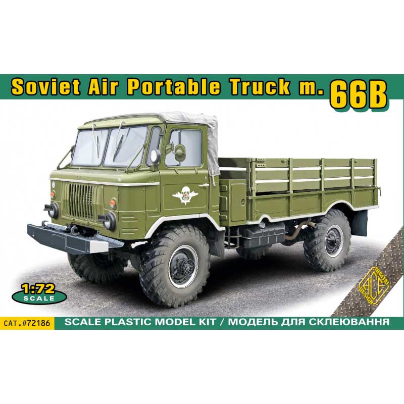 1/72 Russian GAZ-66B Military Air Portable Truck 72186 ACE Models