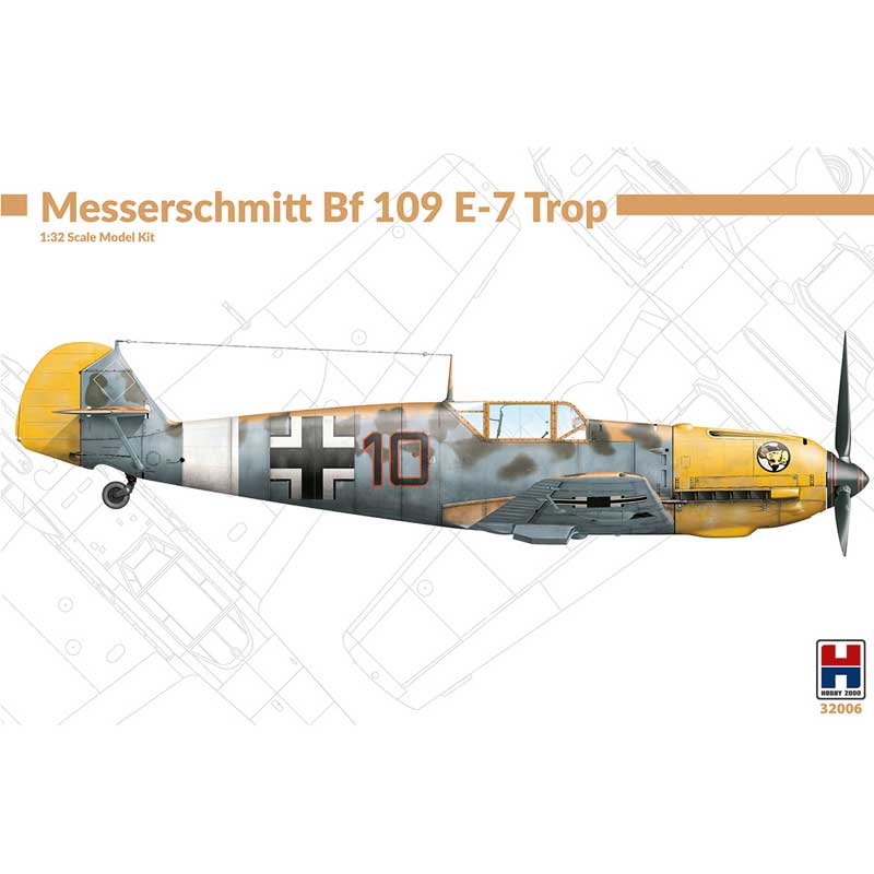 1/32 Messerschmitt Bf-109E-7 Trop 32006 Hobby 2000