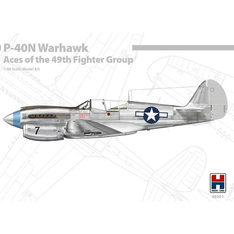 1/48 Curtiss P-40N Warhawk Aces of the 49th Fighter Group 48001 Hobby 2000