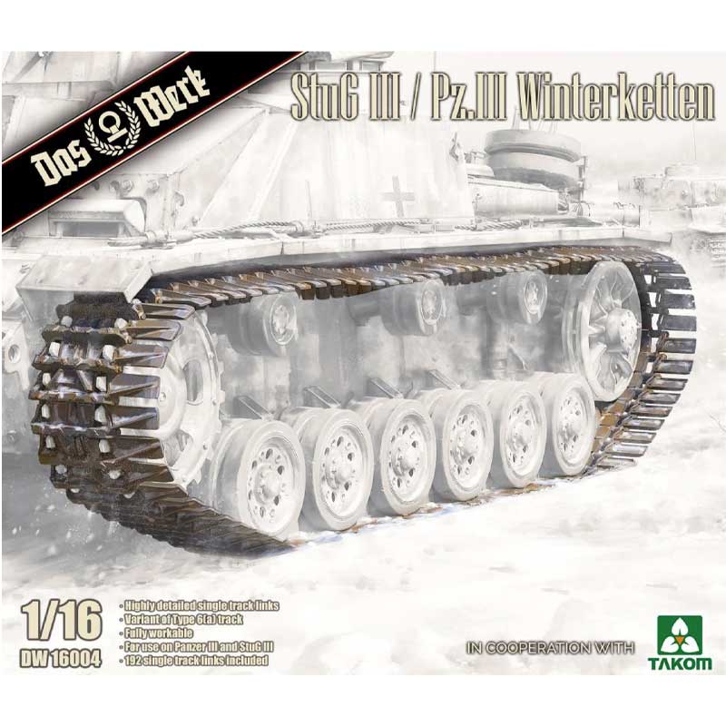 Das Werk Stug III Ausf. G Winter Tracks (1/16) DW16004