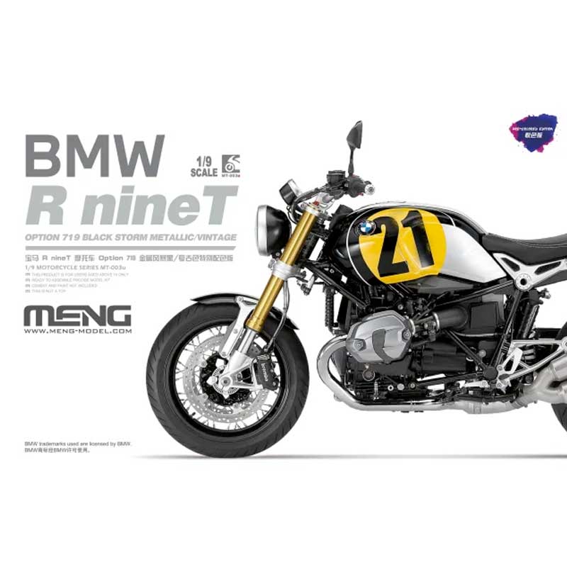 1/9 BMW R nine T Option 719 Black Storm (PC) MT-003U Meng Model