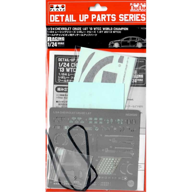 1/24 Chevrolet Cruze 1.6T Detail Up Parts '13 WTCC World Champion NE24020 NuNu
