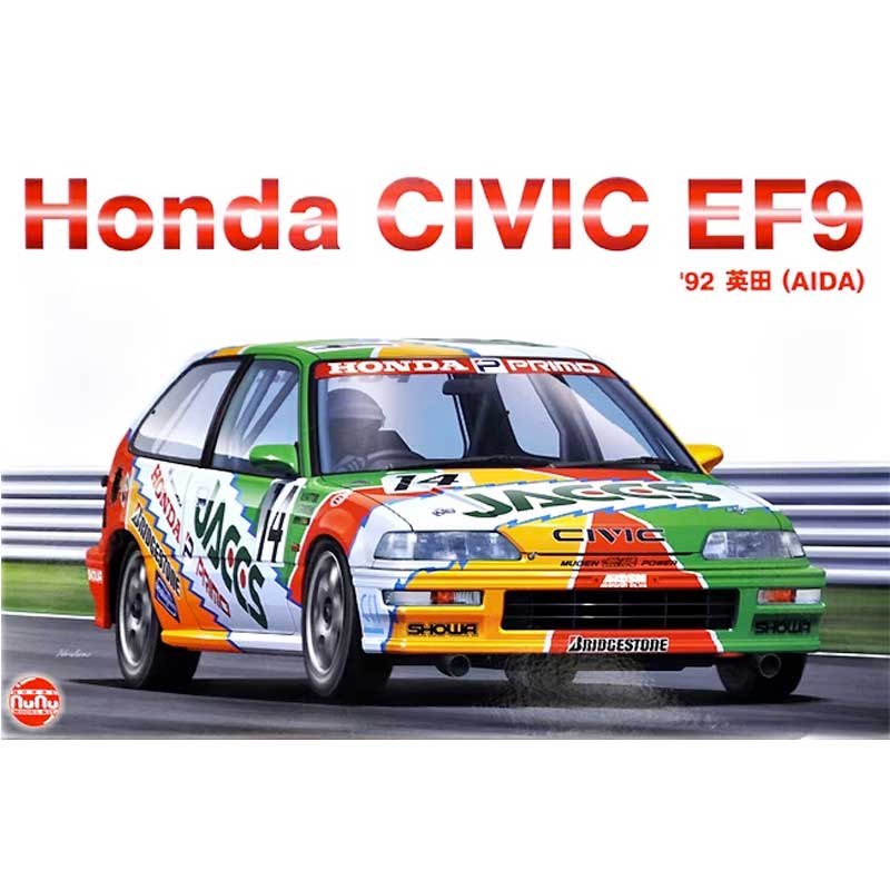 1/24 Honda Civic EF9 Group A sponsored by JACCS - 1992 PN24021 NuNu