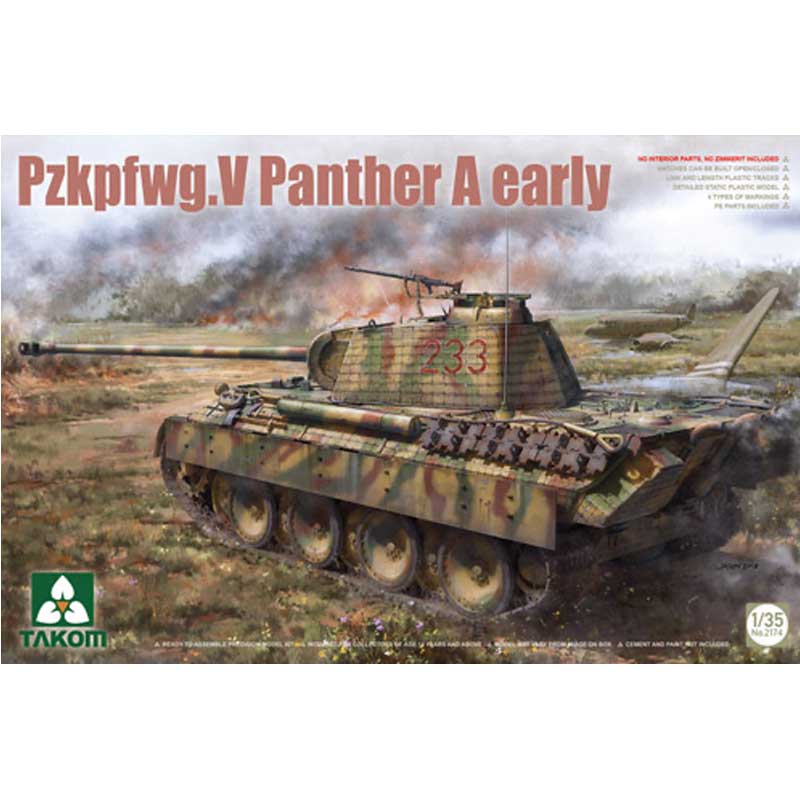 Takom German WWII PzKpfw V Panther A Early (1/35) 02174