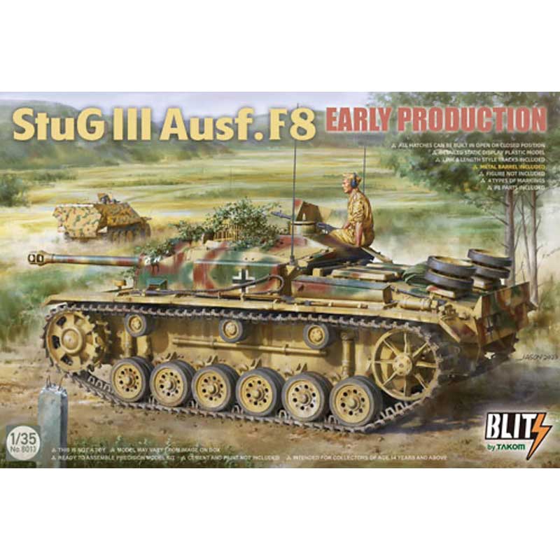Takom German StuG III Ausf F/8 Early Production (1/35) 08013