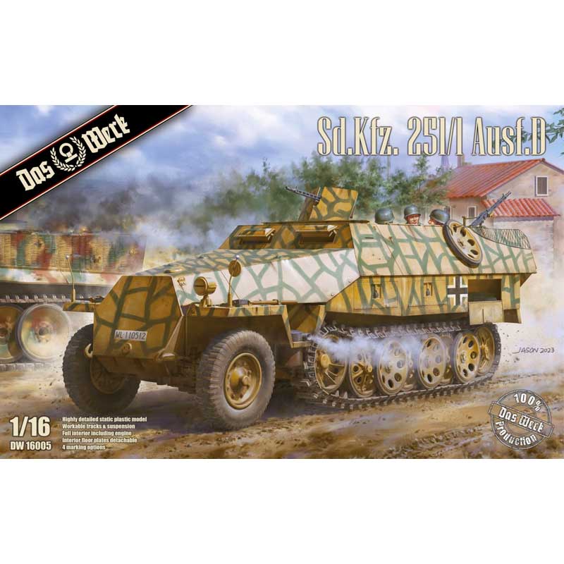 Das Werk Sd.Kfz. 251/1 Ausf. D (1/16) DW16005 Das Werk Sd.Kfz. 251/1 Ausf. D (1/16) DW16005