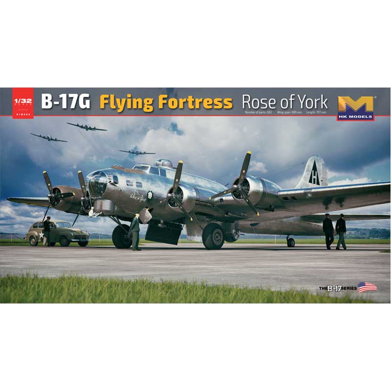 1/32 B-17G Flying Fortress "Rose of York" Limited Edition HK01E44 HK Models