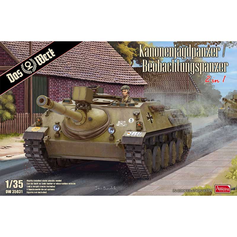 Das Werk Kanonenjagdpanzer / Beobachtungspanzer (1/35) DW35031 Das Werk Kanonenjagdpanzer / Beobachtungspanzer (1/35) DW35031