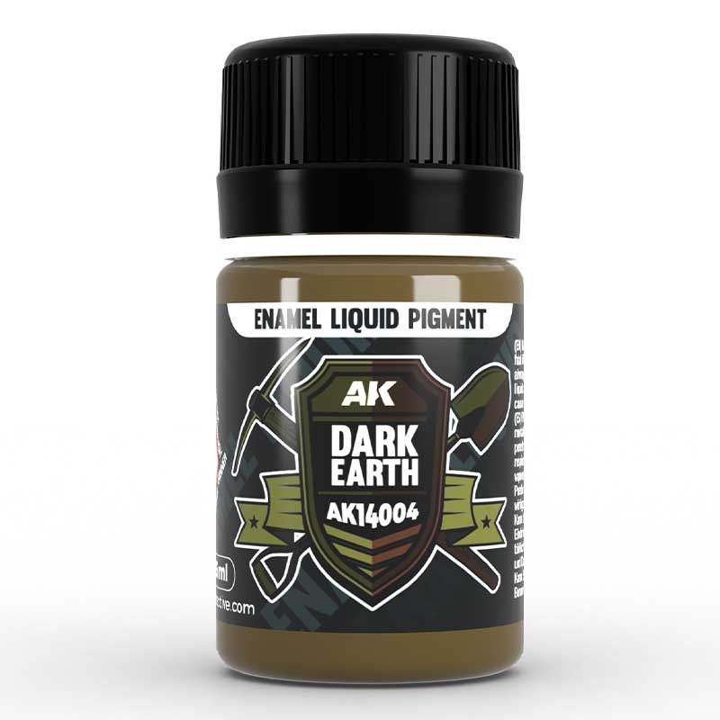 AK Interactive Dark Eartht - Liquid Pigment (35ml) AK-14004 AK Interactive Dark Eartht - Liquid Pigment (35ml) AK-14004