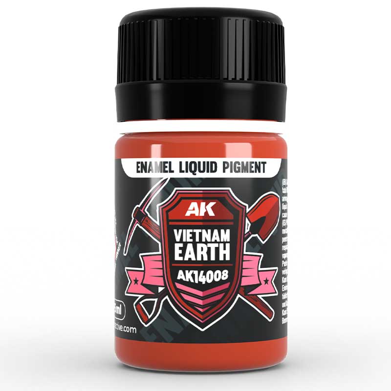 AK Interactive Vietnam Earth - Liquid Pigment (35ml) AK-14008 AK Interactive Vietnam Earth - Liquid Pigment (35ml) AK-14008