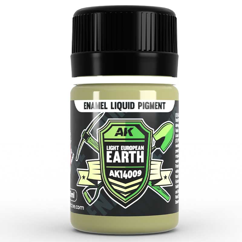 AK Interactive Light European Earth - Liquid Pigment (35ml) AK-14009 AK Interactive Light European Earth - Liquid Pigment (35ml) AK-14009