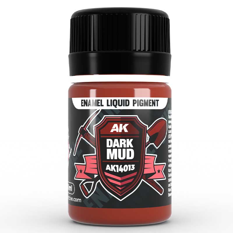 AK Interactive Dark Mud - Liquid Pigment (35ml) AK-14013 AK Interactive Dark Mud - Liquid Pigment (35ml) AK-14013