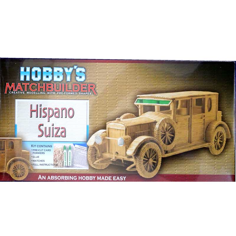 Matchbuilder Hispano Suiza Car (Matchstick Kit) Matchbuilder Hispano Suiza Car (Matchstick Kit)