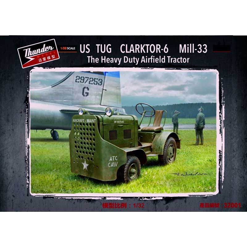 Thunder Model US Tug Clarktor-6 Mill-33 (1/32) 32001 Thunder Model US Tug Clarktor-6 Mill-33 (1/32) 32001