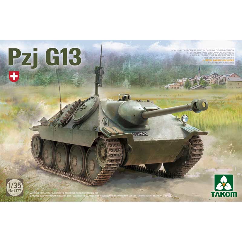 Takom Swiss Panzerjager G 13 ca.1946-72 (1/35) 02177 Takom Swiss Panzerjager G 13 ca.1946-72 (1/35) 02177