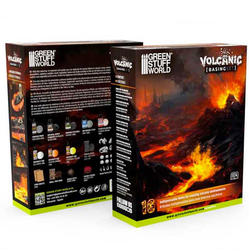 Green Stuff World - Basing Sets - Volcanic Green Stuff World - Basing Sets - Volcanic