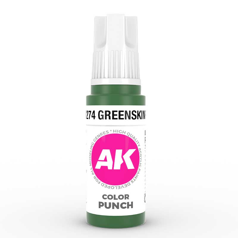 AK Interactive Greenskin Punch Color Punch (17ml) AK-11274 AK Interactive Greenskin Punch Color Punch (17ml) AK-11274