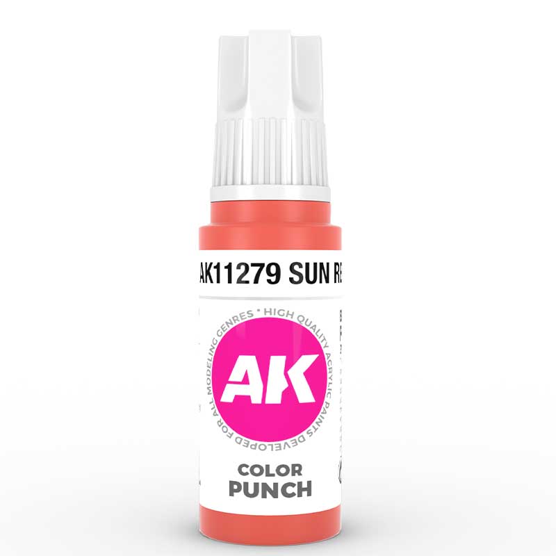 AK Interactive Sun Red Color Punch (17ml) AK-11279 AK Interactive Sun Red Color Punch (17ml) AK-11279
