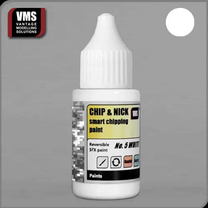 VMS Chip & Nick Paint No.5 White VMS.CNX05 VMS Chip & Nick Paint No.5 White VMS.CNX05