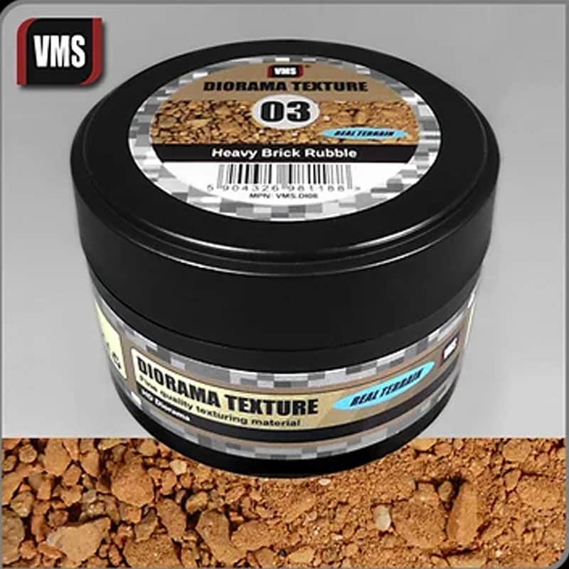 VMS Diorama Texture No.3 Heavy Brick Rubble (100ml) VMS.DI08 VMS Diorama Texture No.3 Heavy Brick Rubble (100ml) VMS.DI08