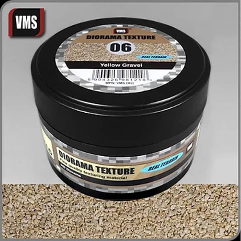 VMS Diorama Texture No.6 Yellow Gravel (100ml) VMS.DI11 VMS Diorama Texture No.6 Yellow Gravel (100ml) VMS.DI11