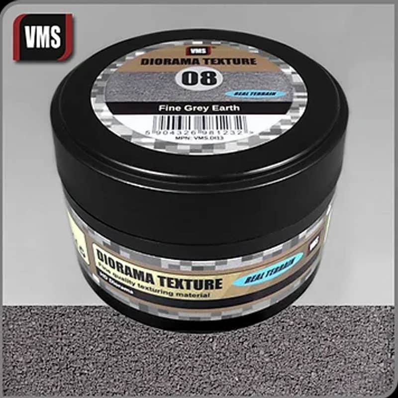 VMS Diorama Texture No.8 Fine Grey Earth (100ml) VMS.DI13 VMS Diorama Texture No.8 Fine Grey Earth (100ml) VMS.DI13