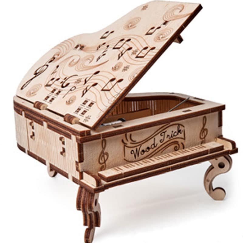 Grand Piano ( music box) WDTK041 Wood Trick Grand Piano ( music box) WDTK041 Wood Trick