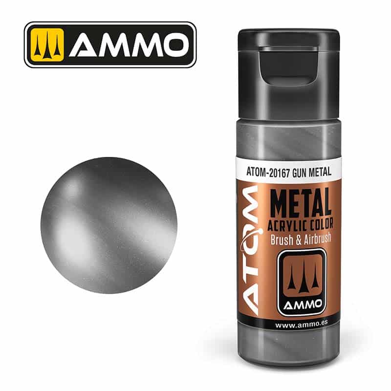 ATOM METALLIC Gun Metal ATOM-20167 Ammo ATOM METALLIC Gun Metal ATOM-20167 Ammo
