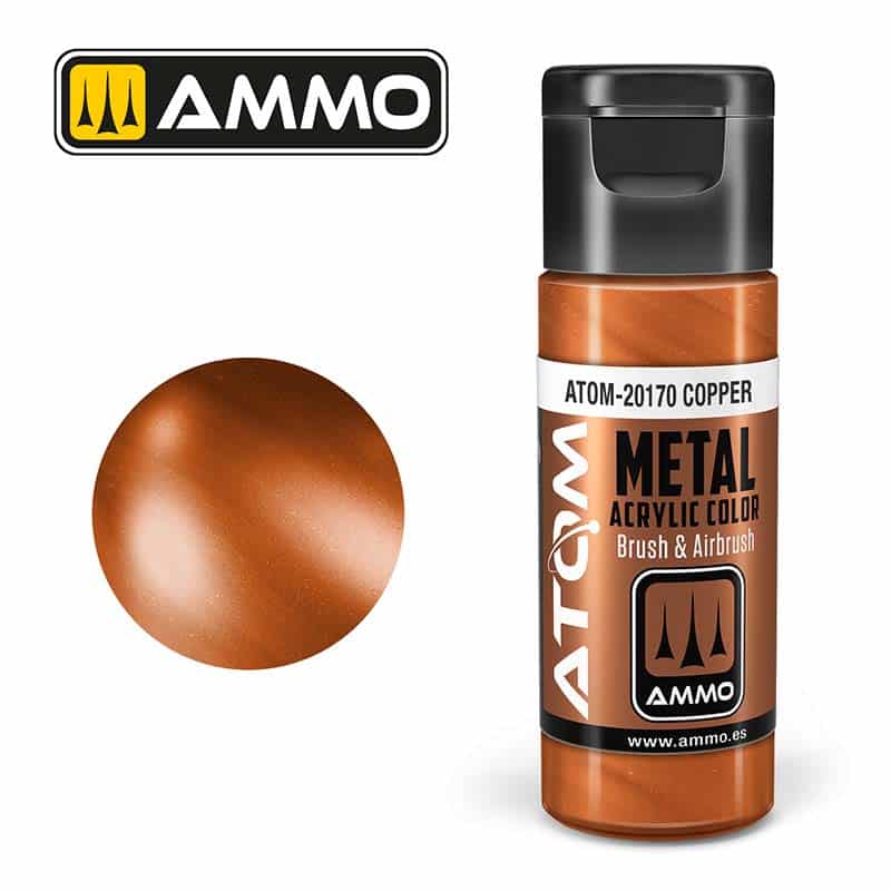 ATOM METALLIC Copper ATOM-20170 Ammo ATOM METALLIC Copper ATOM-20170 Ammo