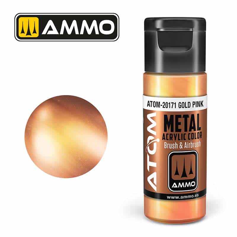 ATOM METALLIC Gold Pink ATOM-20171 Ammo ATOM METALLIC Gold Pink ATOM-20171 Ammo