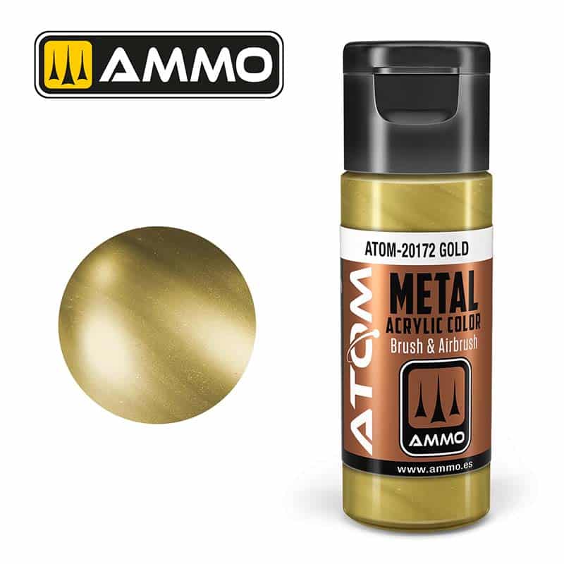 ATOM METALLIC Gold ATOM-20172 Ammo ATOM METALLIC Gold ATOM-20172 Ammo
