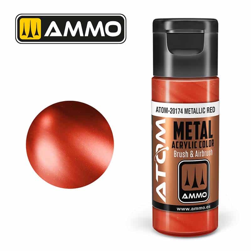 ATOM METALLIC Red ATOM-20174 Ammo ATOM METALLIC Red ATOM-20174 Ammo