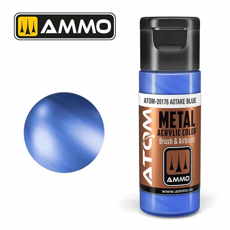 ATOM METALLIC Aotake Blue ATOM-20176 Ammo ATOM METALLIC Aotake Blue ATOM-20176 Ammo