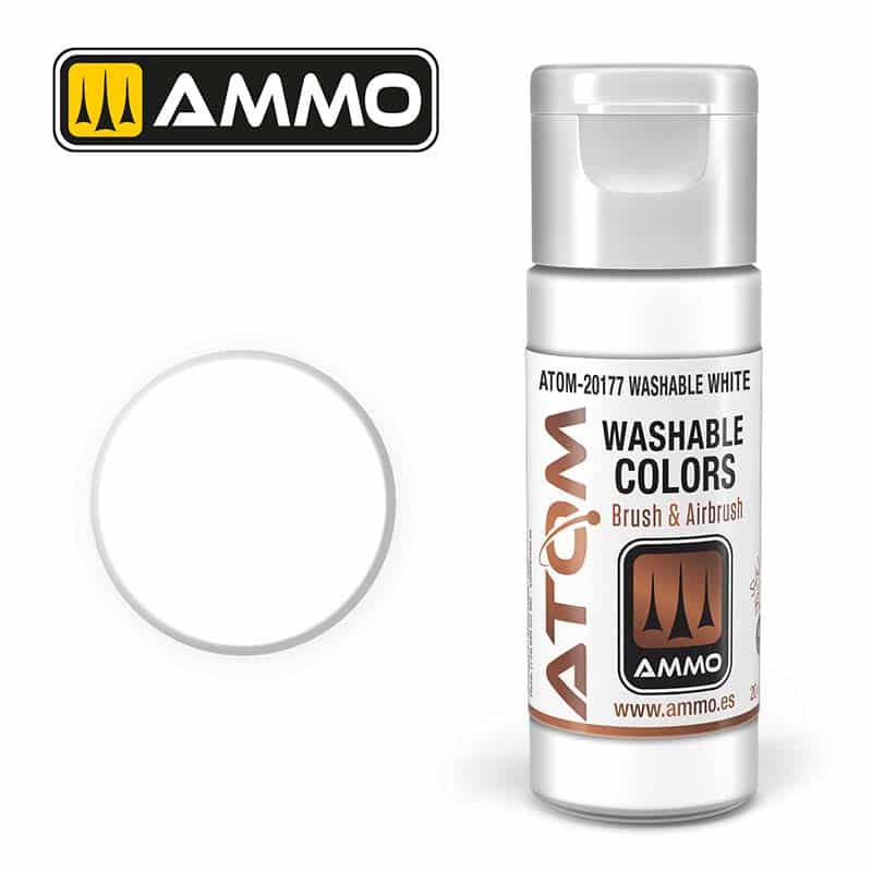 ATOM WASHABLE White ATOM-20177 Ammo ATOM WASHABLE White ATOM-20177 Ammo