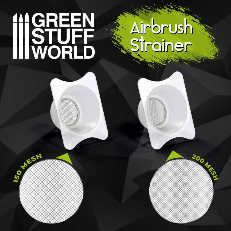 Green Stuff World - Airbrush Cup Strainers (2pk) Green Stuff World - Airbrush Cup Strainers (2pk)