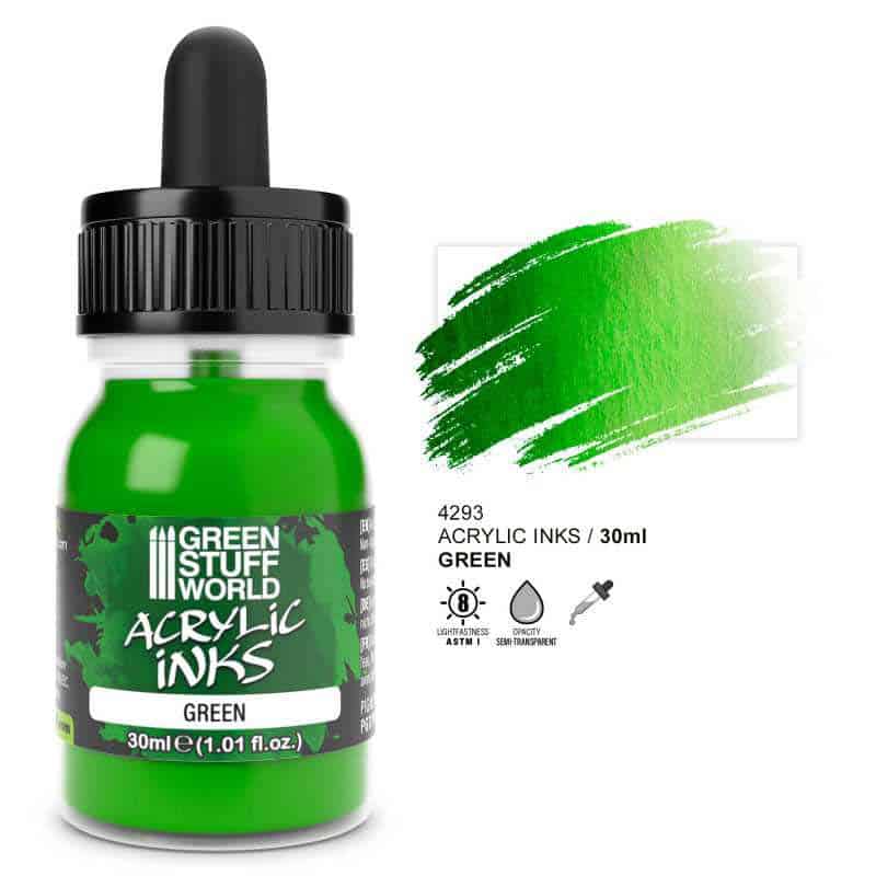 Green Stuff World - Acrylic Ink Opaque - Green Green Stuff World - Acrylic Ink Opaque - Green