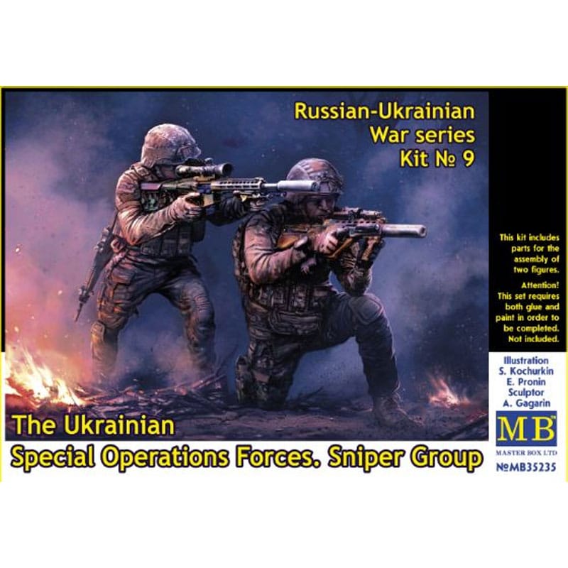 Master Box Sniper Group, Kit No. 5 (RU-UKR War) (1/35) MB-35235 Master Box Sniper Group, Kit No. 5 (RU-UKR War) (1/35) MB-35235