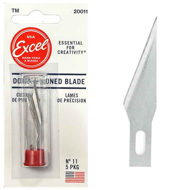5x No.11 Double Honed Blade 20011 Excel 5x No.11 Double Honed Blade 20011 Excel