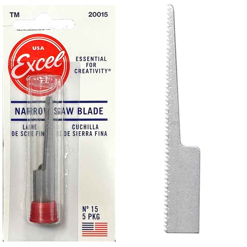 5x No.15 Narrow Saw Blade 20015 Excel 5x No.15 Narrow Saw Blade 20015 Excel