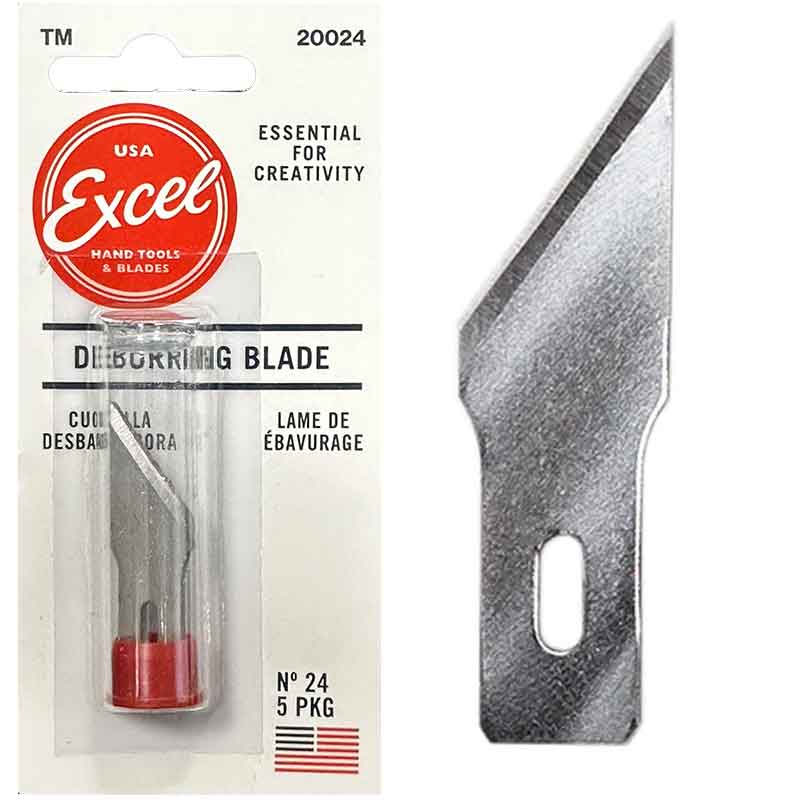 5x No.24 Deburring Blade 20024 Excel 5x No.24 Deburring Blade 20024 Excel