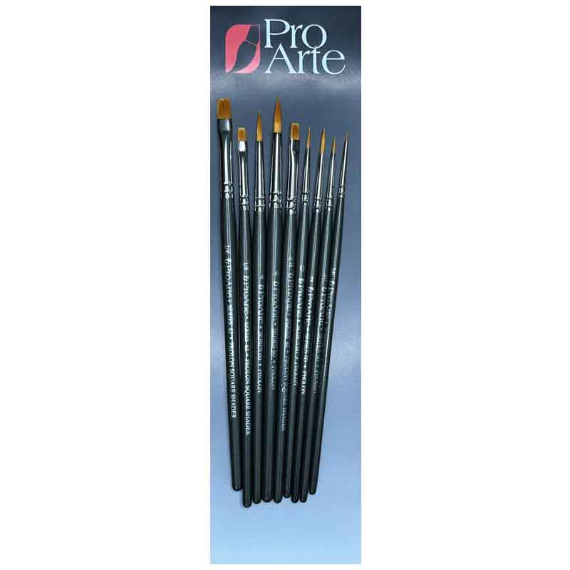 Prolon Assorted Paint Brush Set ProArte Prolon Assorted Paint Brush Set ProArte