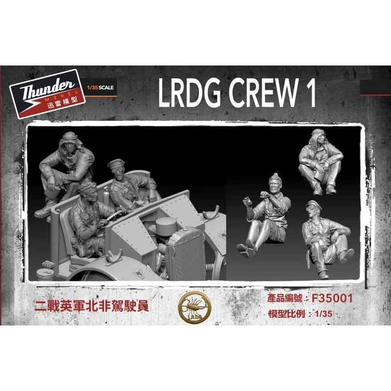 Thunder Model LRDG Crew 1 Set (1/35) F35001 Thunder Model LRDG Crew 1 Set (1/35) F35001